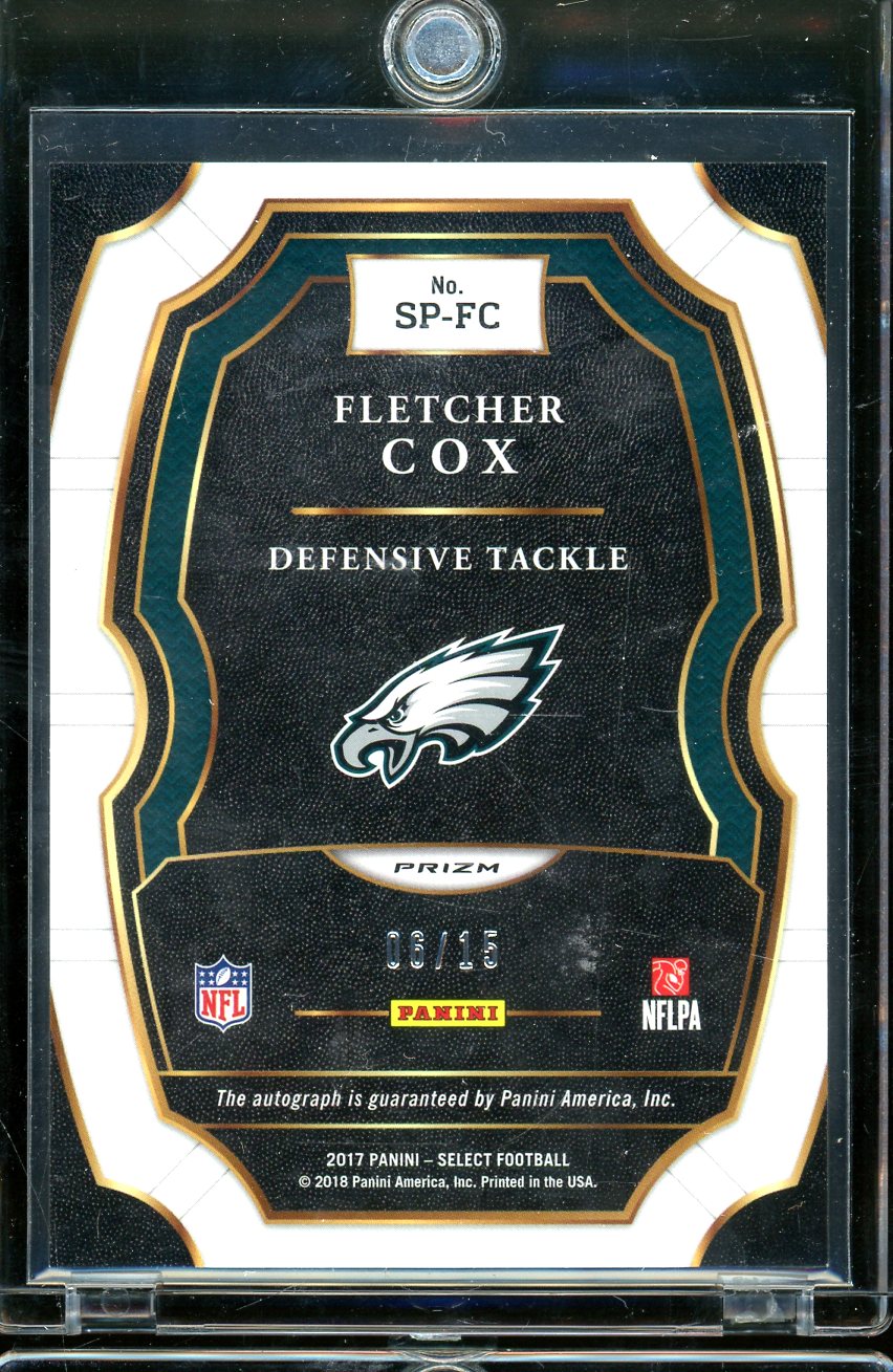 2017 Select Fletcher Cox Blue Auto /15