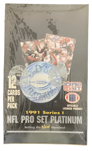 1991 Pro Set Platinum Football Series 1 Hobby Box