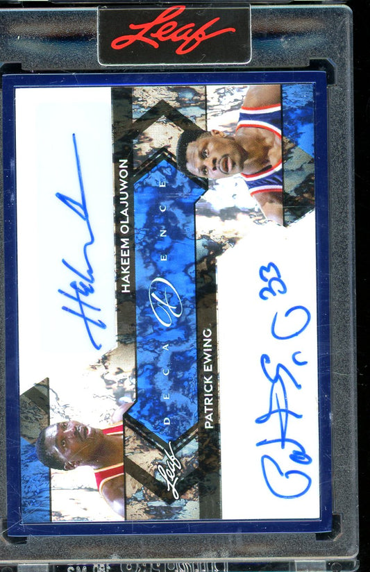 2024 Decadence Hakeem Olajuwon Patrick Ewing Auto /4