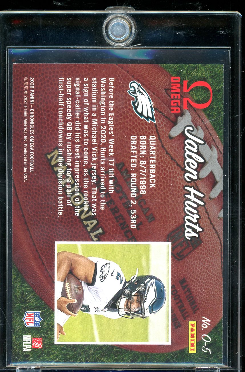 2020 Chronicles Jalen Hurts Omega Rookie /10