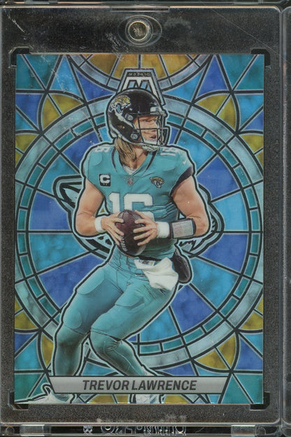 2023 Mosaic Trevor Lawrence Stained Glass Case Hit