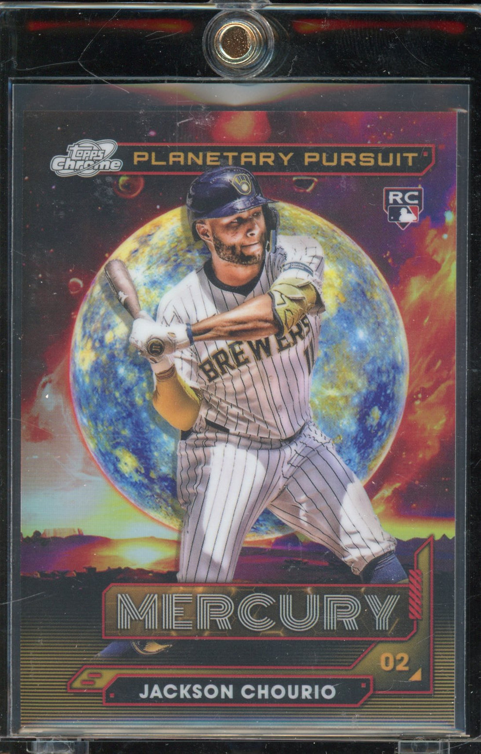 2024 Topps Chrome Cosmic Jackson Chourio Mercury The Card Capital