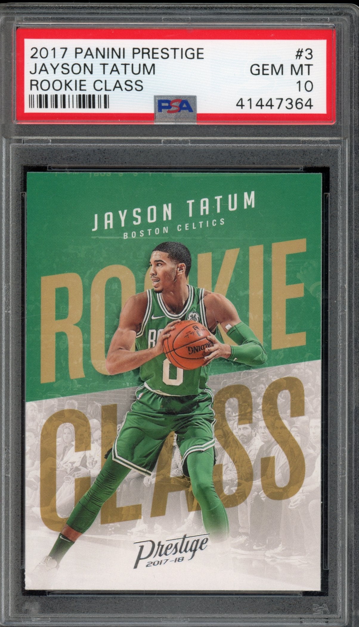 2017 Prestige Jayson Tatum Rookie PSA 10