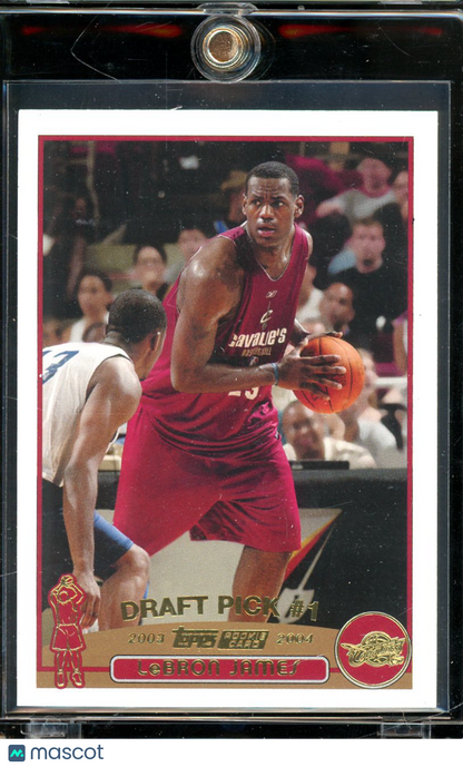 2003 Topps Basketball LeBron James Rookie RC