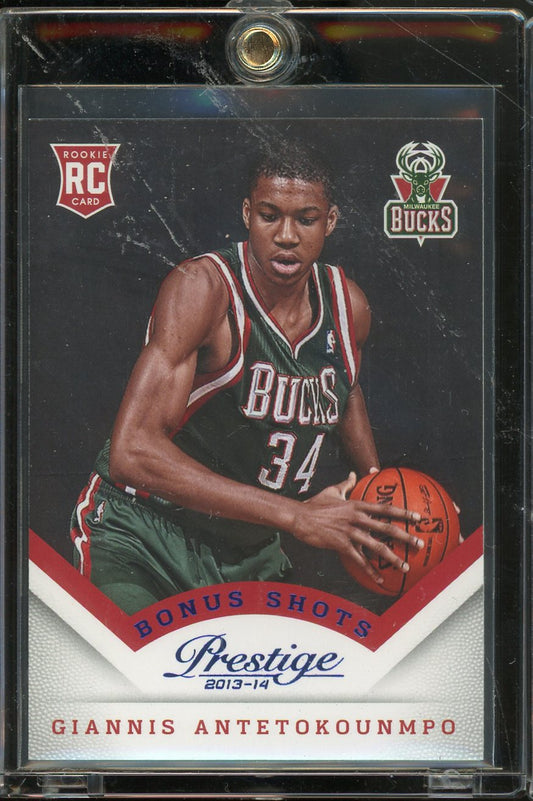 2013 Prestige Giannis Antetokounmpo Bonus Shots Blue RC