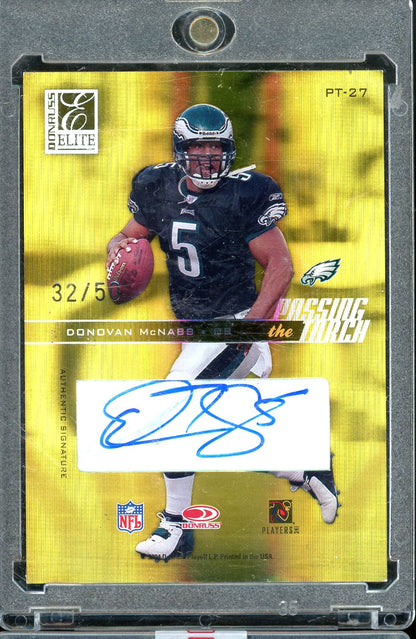 2004 Donruss Elite Randall Cunningham Donovan McNabb Dual Auto /50