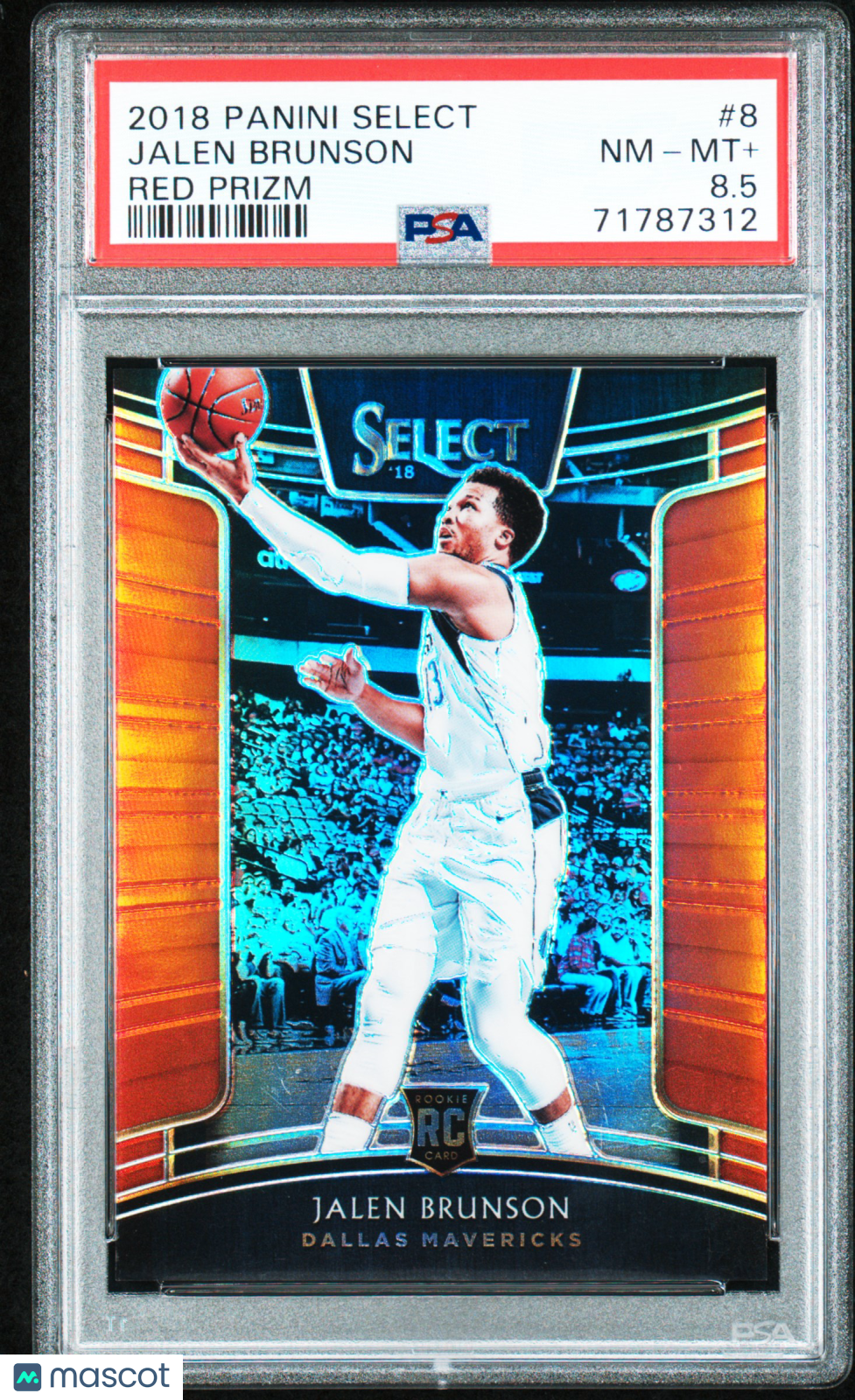 2018 Select Jalen Brunson Red #8 /199 PSA 8.5 RC