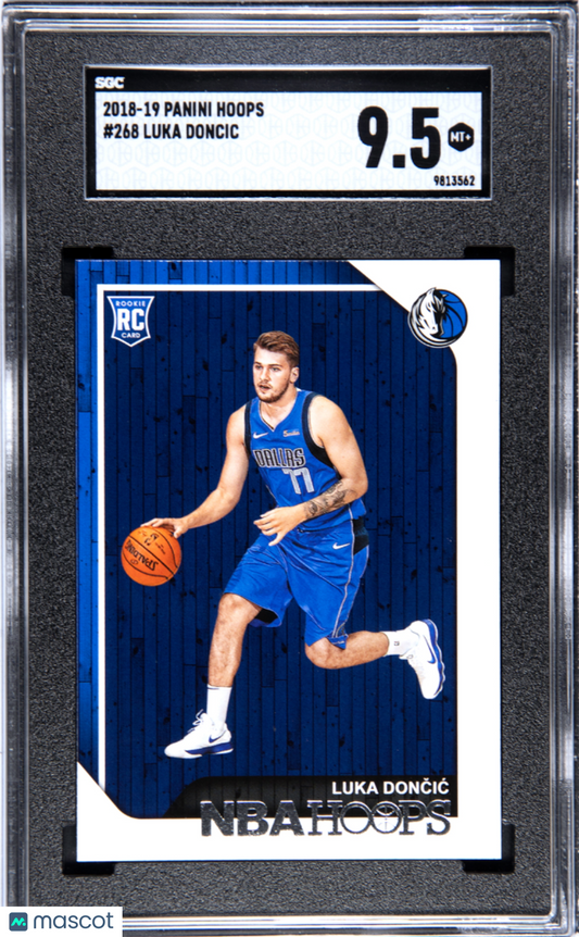 2018 Panini Hoops Luka Doncic Rookie SGC 9.5 RC