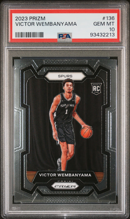 2023 Prizm Victor Wembanyama Rookie PSA 10