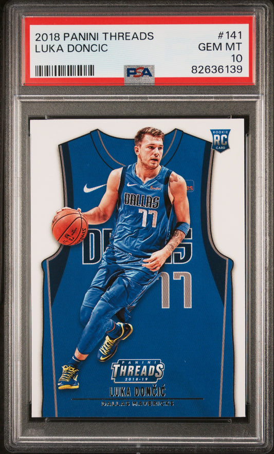 2018 Threads Luka Doncic PSA 10 RC